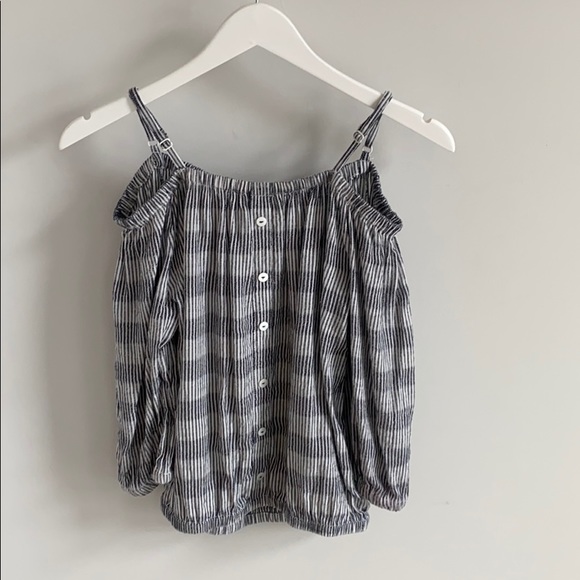 NWT Romeo Juliet White/Navy Top S - Picture 1 of 5